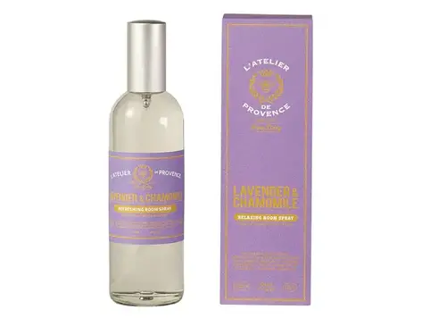 Parfum d’ambiance relaxant à la lavande & camomille