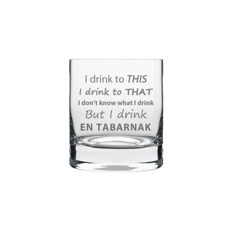 Verre à shooter - I drink en tabarnak