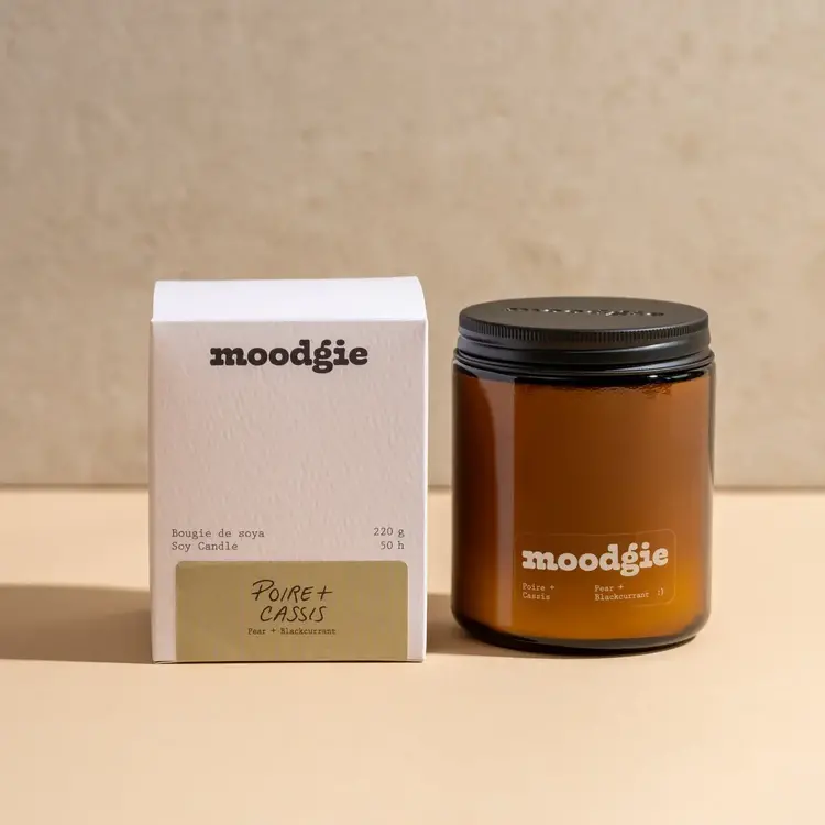 Bougie Poire & Cassis 25 H