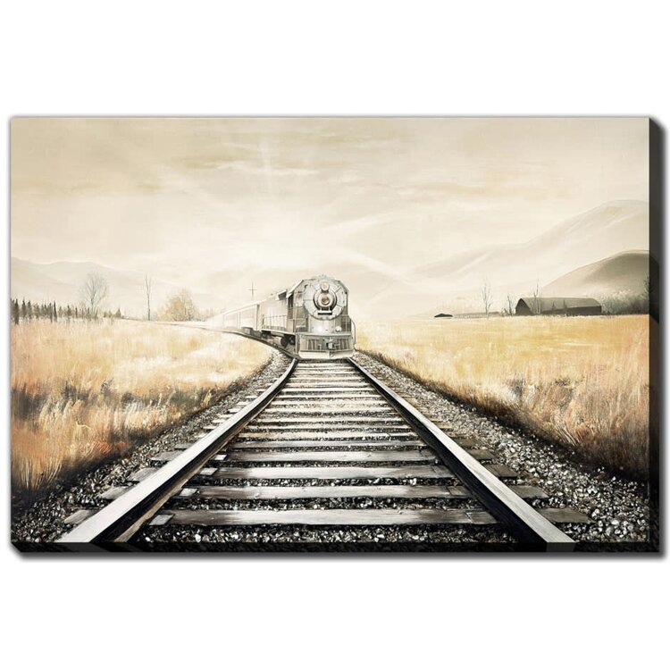 Cadre Train à l'horizon