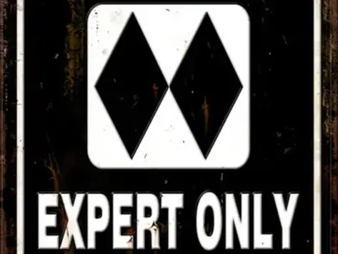 Affiche en métal - Expert only 3D