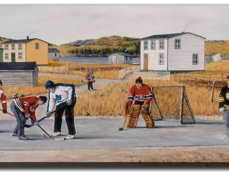 Cadre Partie d'hockey