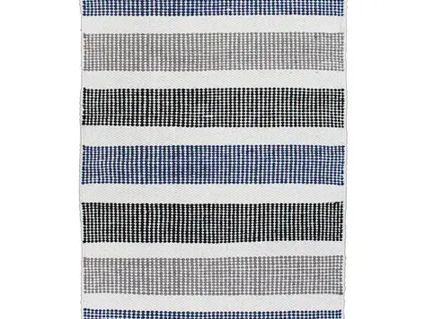 Tapis Dhurrie Surf Blue Gray 24"x 36"