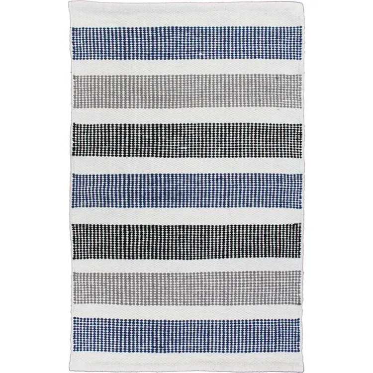 Tapis Dhurrie Surf Blue Gray 24¨ x 36¨