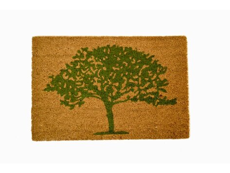 Tapis coco - Arbre vert