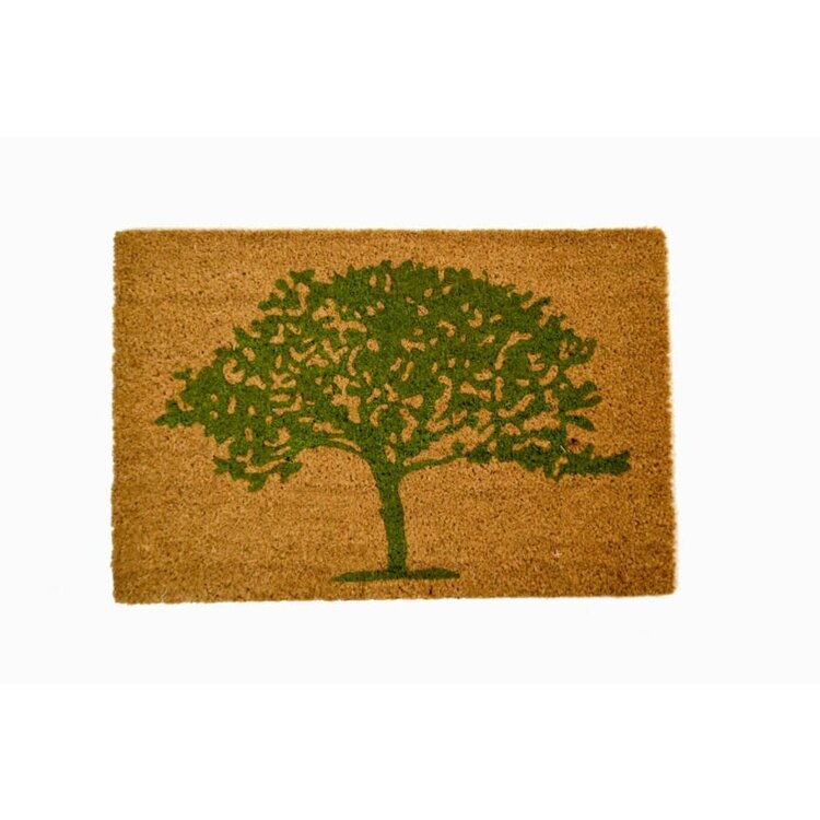 Tapis coco - Arbre vert