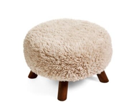 Tabouret polyester et bois