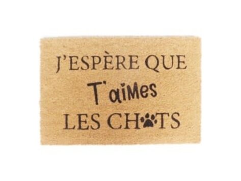 Tapis coco - Les chats