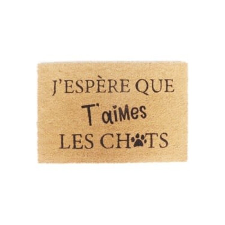 Tapis coco - Les chats