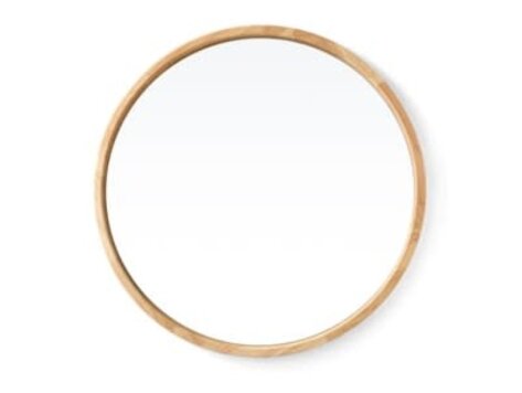 Miroir rond Mora naturel 32"