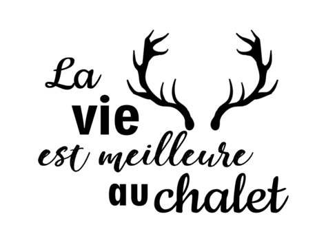 Coupe isotherme rose - La vie est meilleure au chalet