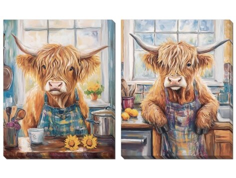 Cadre Kitchen time (ensemble de 2)