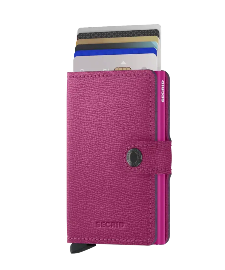 Portefeuille Mini Crisple Fuchsia