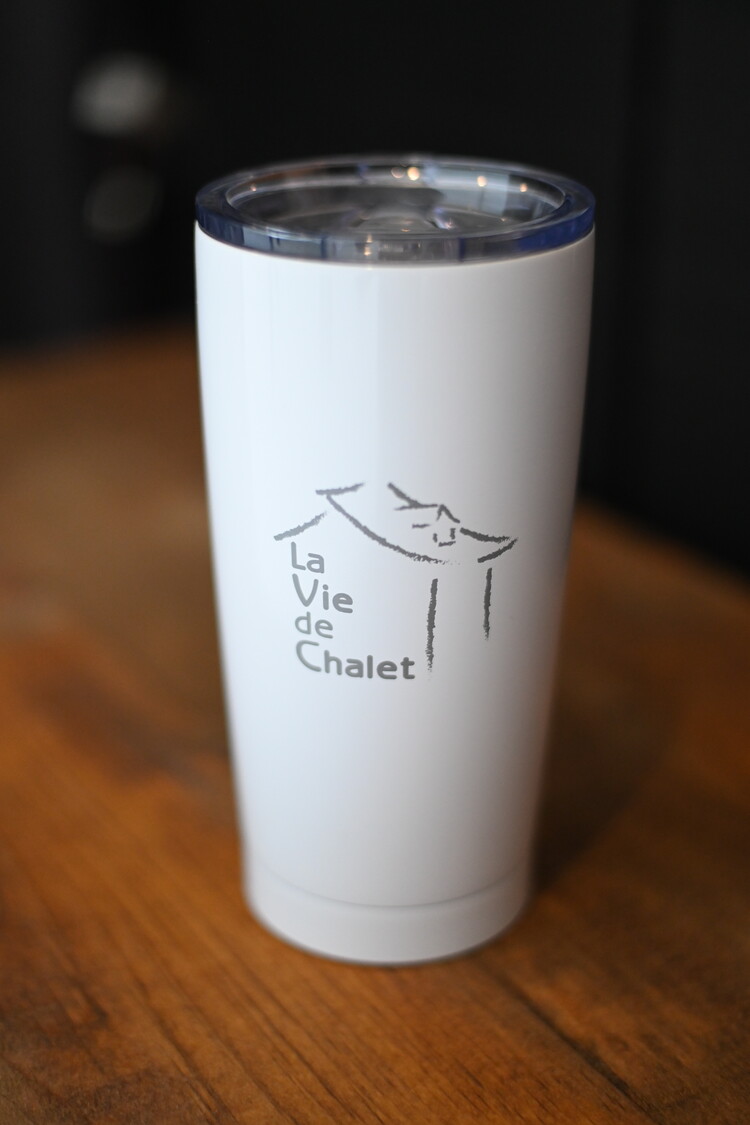 Tumbler isotherme blanc - La Vie de Chalet
