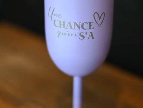 Coupe isotherme lavande - Une chance qu'on s'a