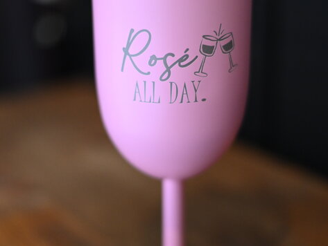 Coupe isotherme rose- Rosé all day