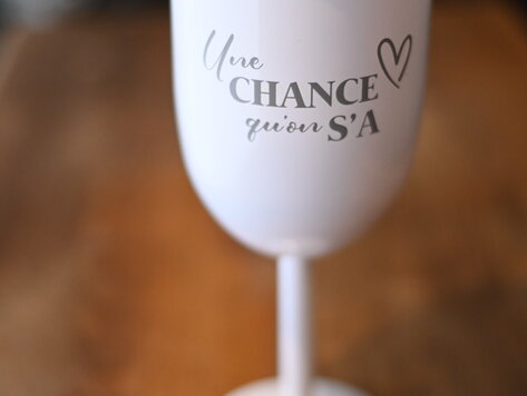 Coupe isotherme blanche- Une chance qu'on s'a