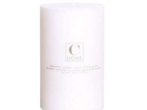 Bougie naturelle blanche 4x6