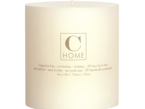 Bougie naturelle ivoire 4x4