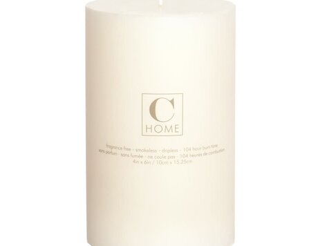 Bougie naturelle ivoire 4x6