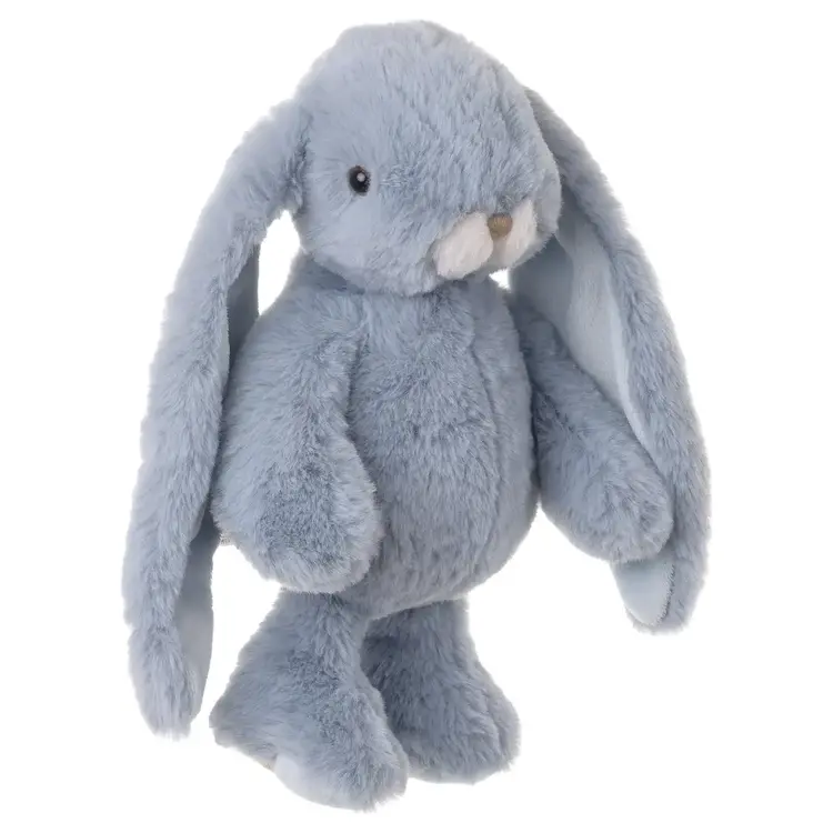 Peluche Lapin bleu perle