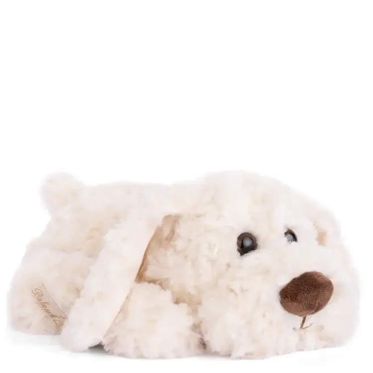 Peluche Chien Hugo blanc