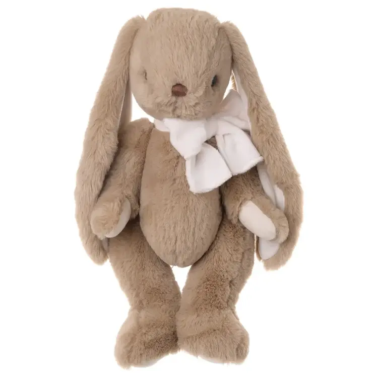 Peluche Lapin brun avec noeud papillon