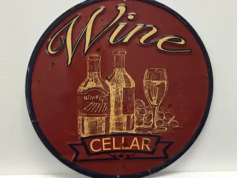 Affiche en métal - Wine Cellar