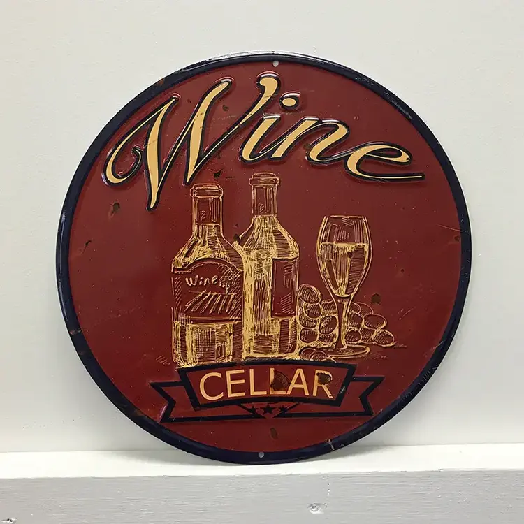 Affiche en métal - Wine Cellar