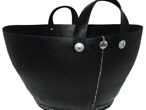 Panier en pneu recyclé avec poignées - Grand
