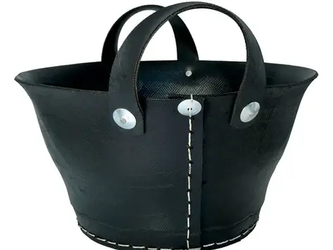 Panier en pneu recyclé avec poignées - Petit