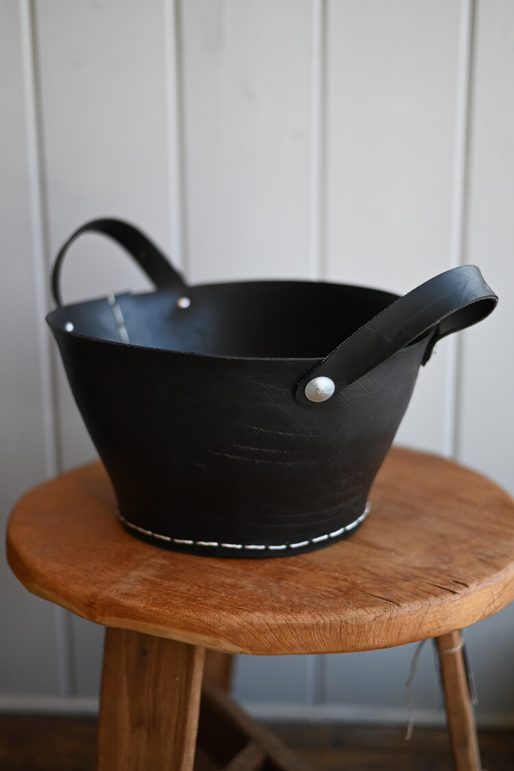 Panier en pneu recyclé avec poignées - Petit