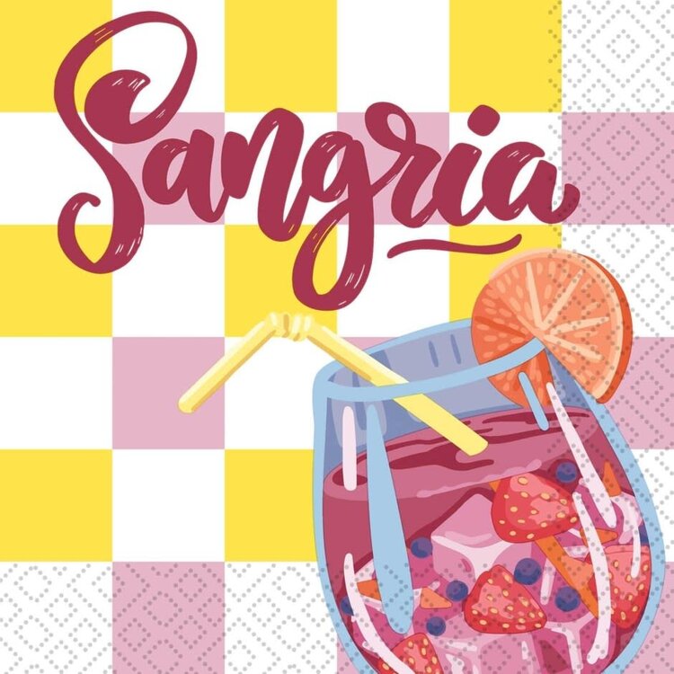 Serviettes de table - Sangria