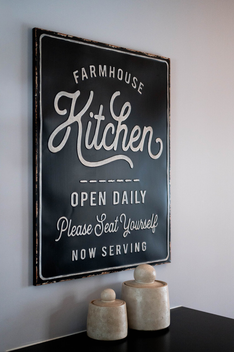Affiche en métal - Farmhouse kitchen