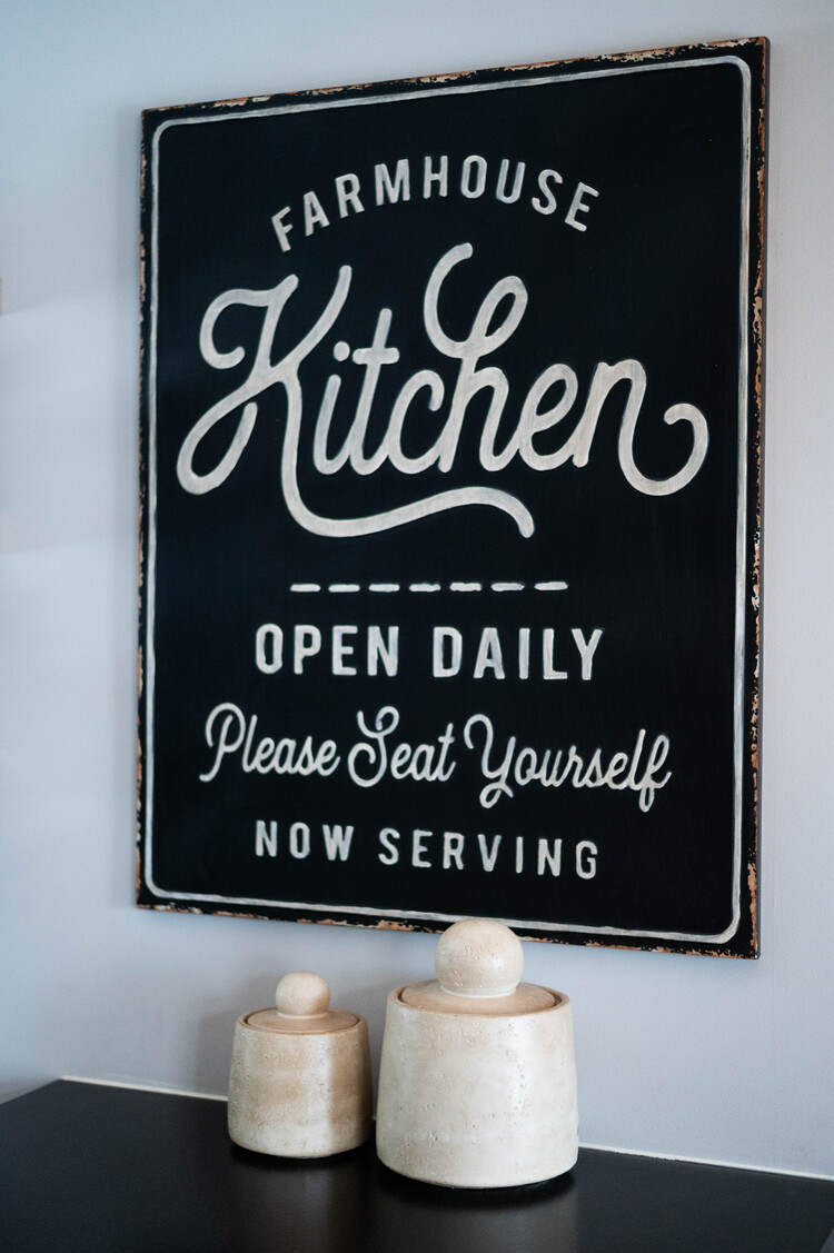 Affiche en métal - Farmhouse kitchen