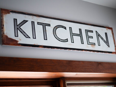 Affiche en métal -  Kitchen  3D métal