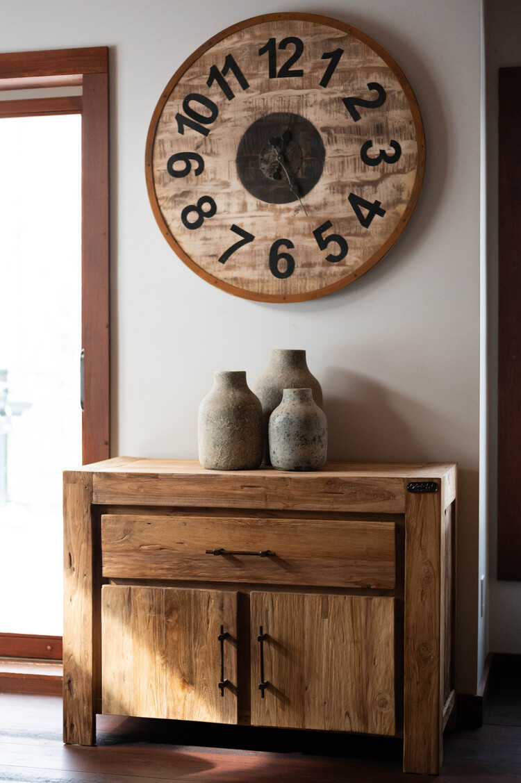 Buffet Bali 2 portes/1 tiroir en teck recyclé