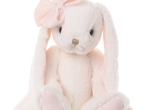 Peluche lapin rose Lilibet