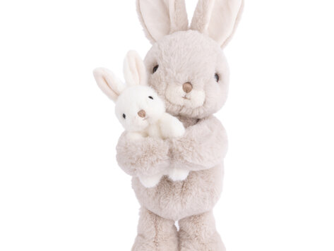 Peluche Lapin avec son bébé Sunny - Mama