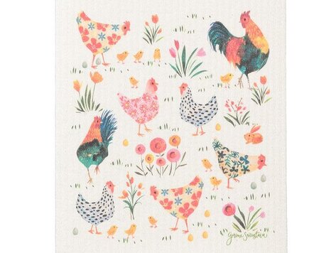 Lavette Suédoise Poules et Coqs
