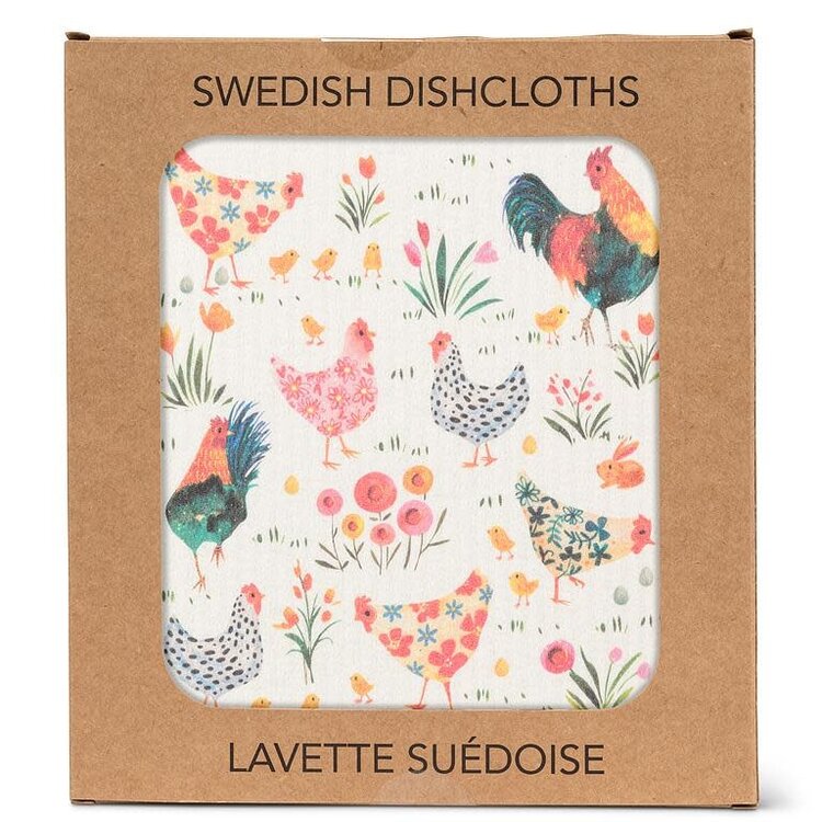 Lavette Suédoise Poules et Coqs