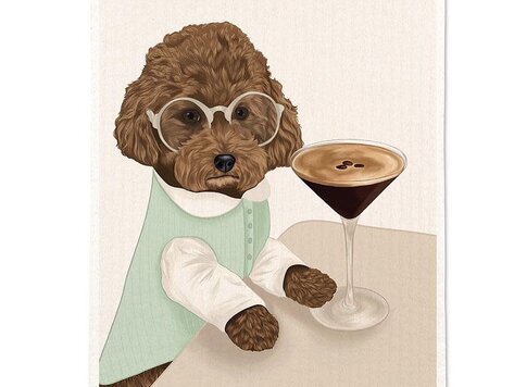 Lavette Suédoise Chien Espresso Martini