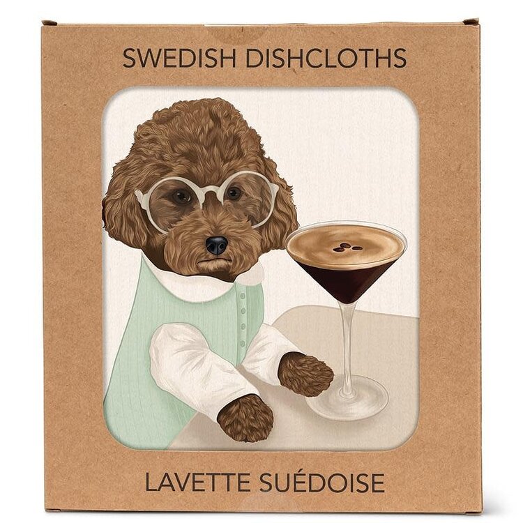 Lavette Suédoise Chien Espresso Martini