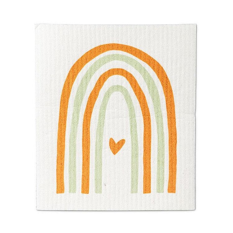 Lavettes Suédoises Arc-en-ciel et Soleil ens/2
