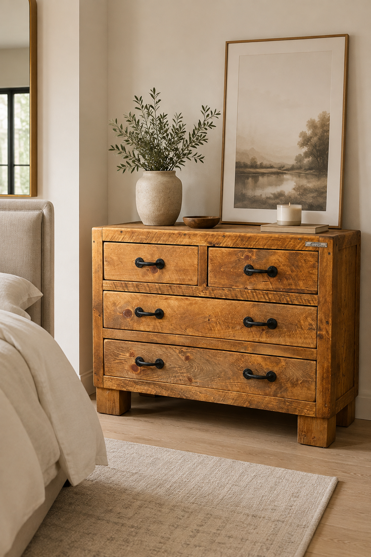 Commode Beaux Rêves Mme Pattes de bois (Couleur La Vie de Chalet)