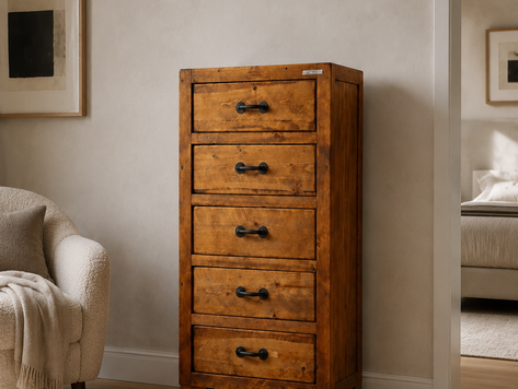 Commode Beaux Rêves M. Pattes de bois (Couleur La Vie de Chalet)