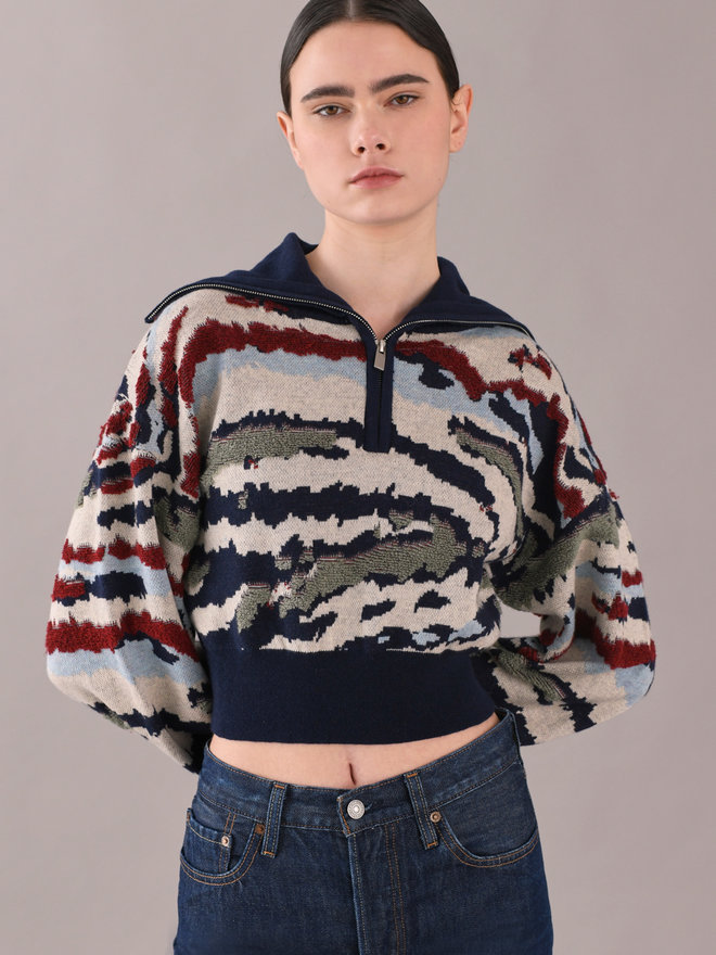 【willfully】double face shaggy knit vest willfully double face shaggy knit vest 白