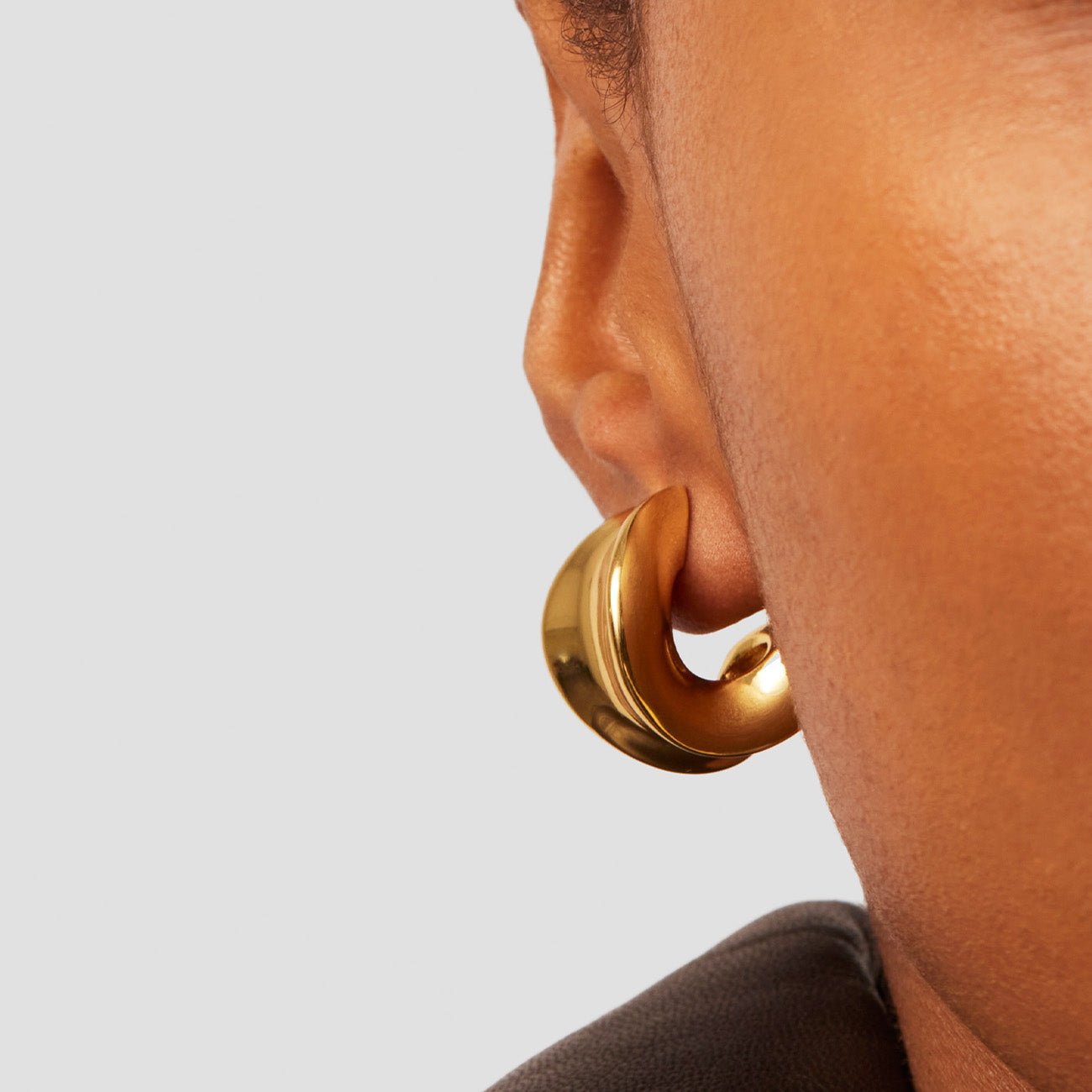 Jenny Bird Chunky Doune Hoop Earrings