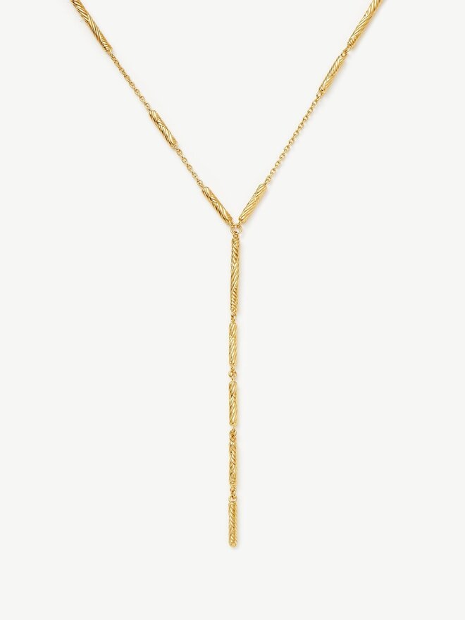 Missoma Wavy Ridge Chain Choker Silver Plated