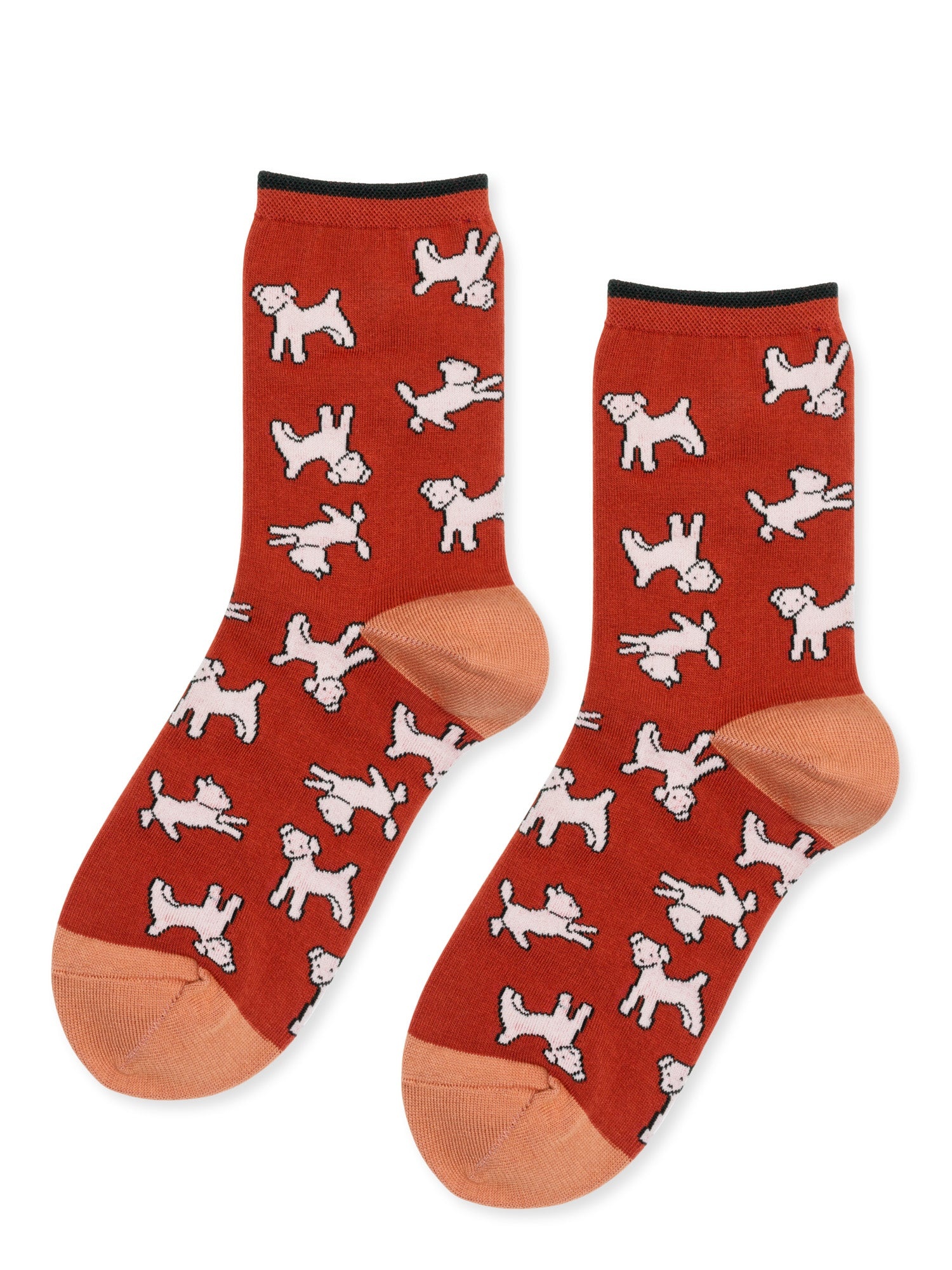 RAINING CATS AND DOGS CREW SOCK - CLAIRVAUX